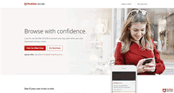 Desktop Screenshot of mcafeesecure.com